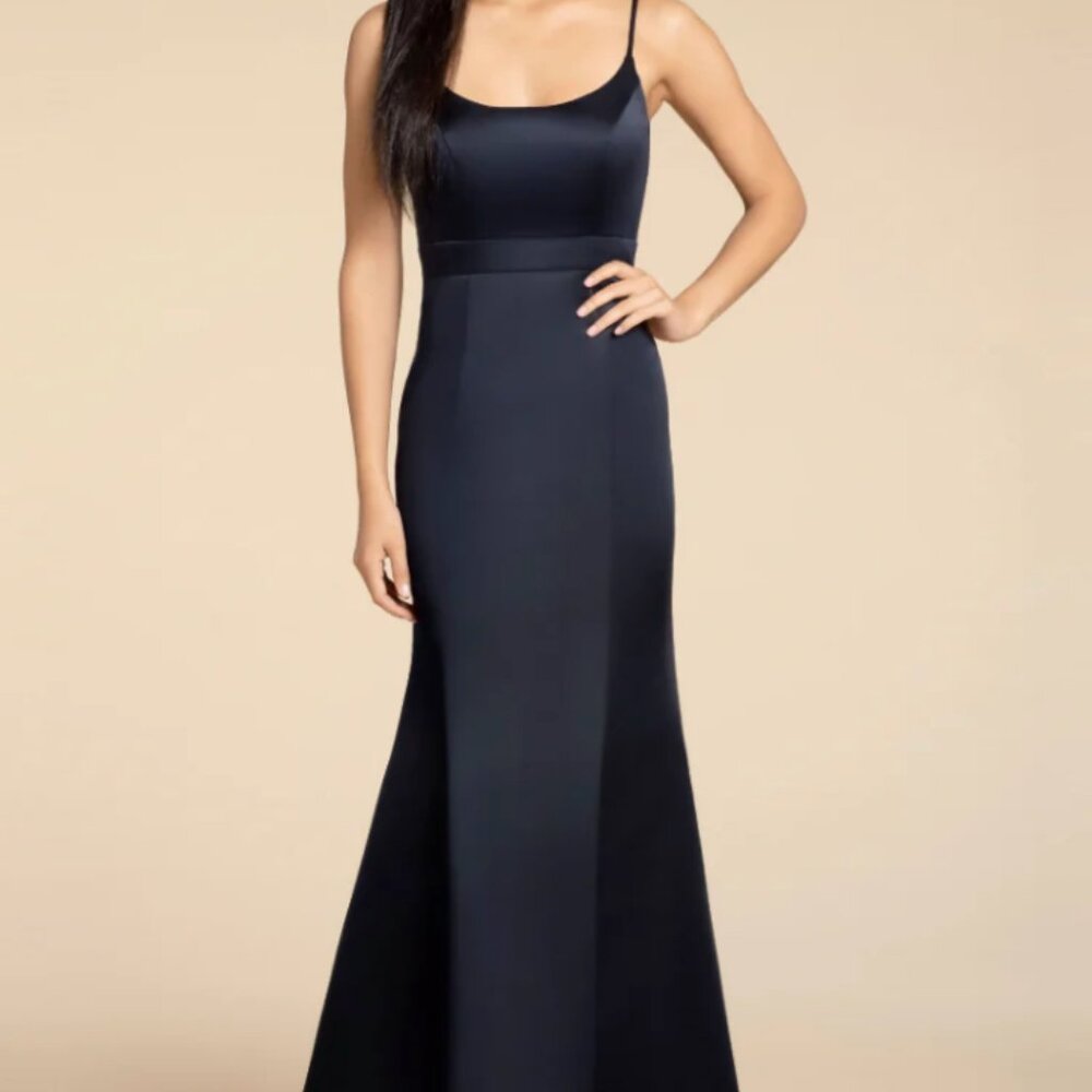 Bella Bridesmaids Dress - Navy, Size 6 altered to fit size 4. - Picture 1 of 4